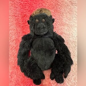 Wild Republic Male Silverback Gorilla Plush 12” Zoo Stuffed Animal Toy Souvenir